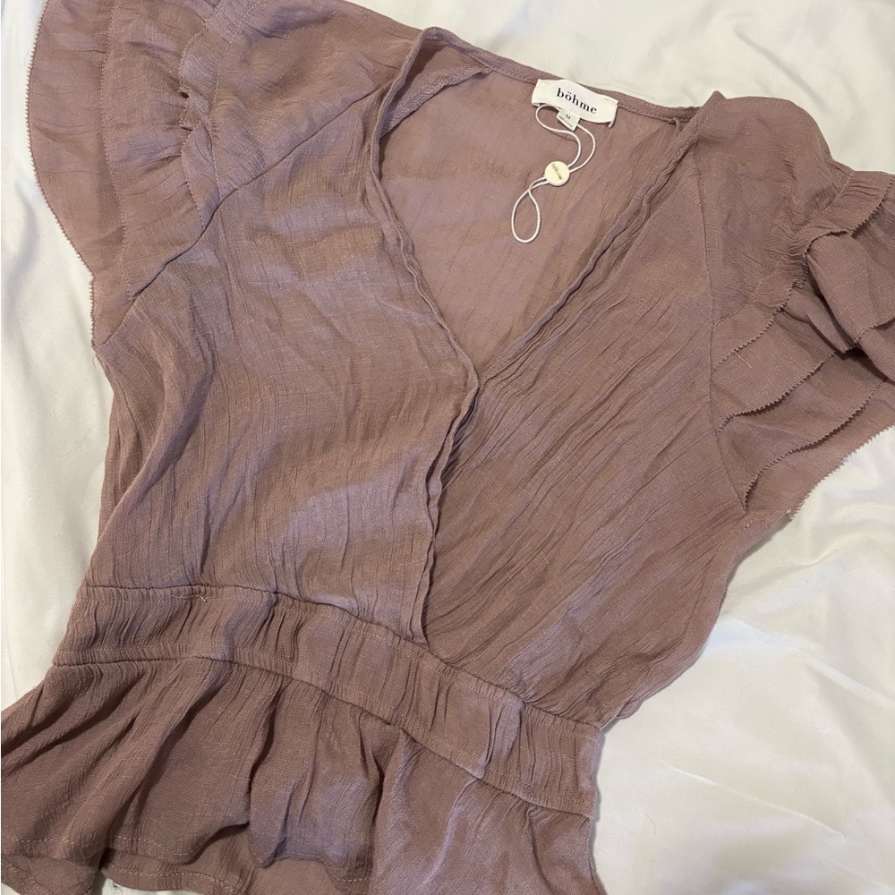 Bohme Mauve Blouse - Picture 2 of 3